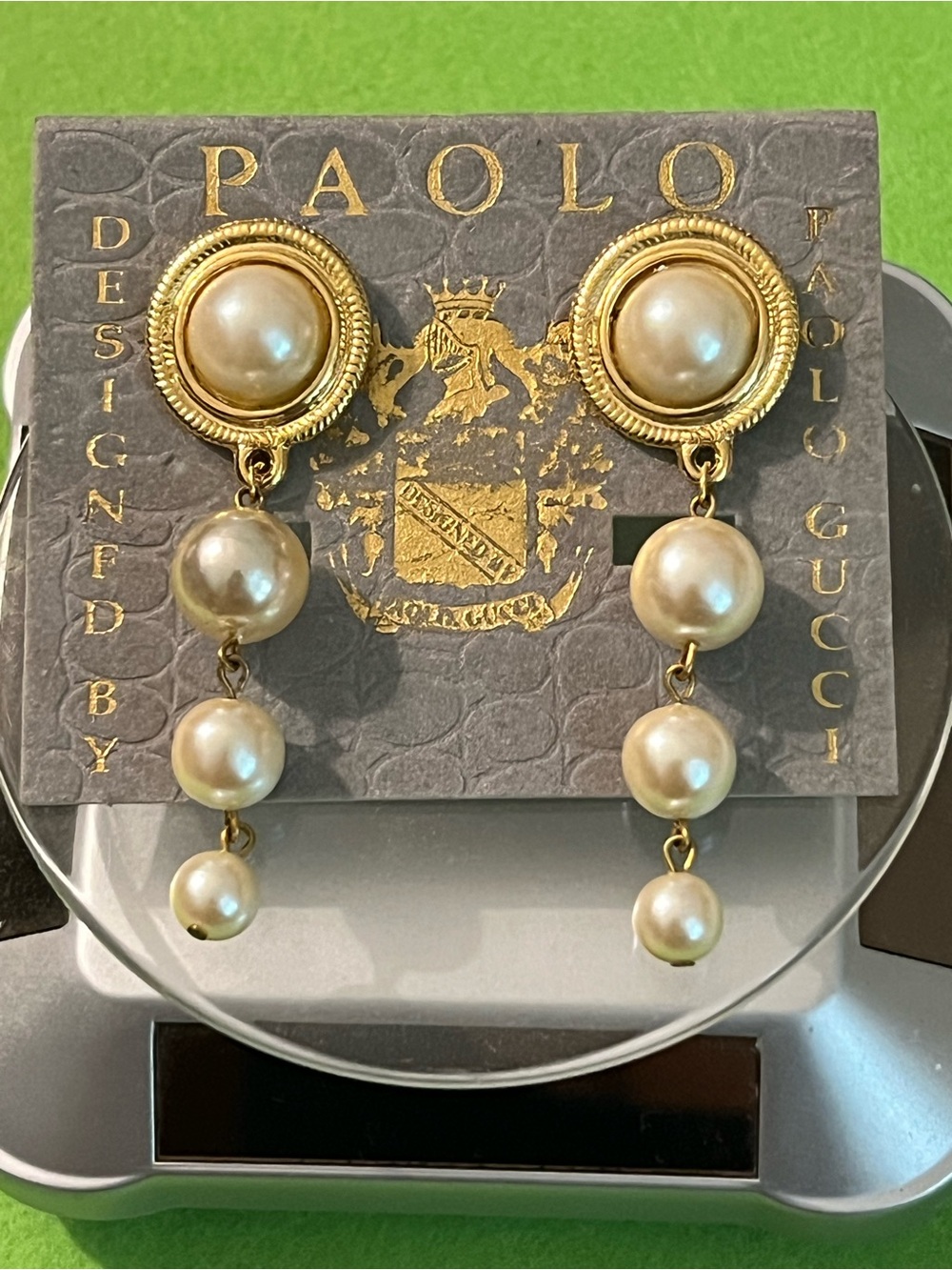 Paolo Gold-Tone Pearl Drop Earrings - Ivory Pearls
